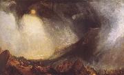 Joseph Mallord William Turner Snow Storm,Hannibal and his Amy Crossing the Alps oil painting reproduction
